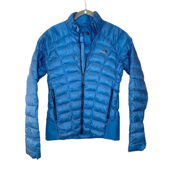 North Face Summit Series Jacket Womens XS Blue 800 Down Fill Puffer Quilted Nano - Picture 1 of 10